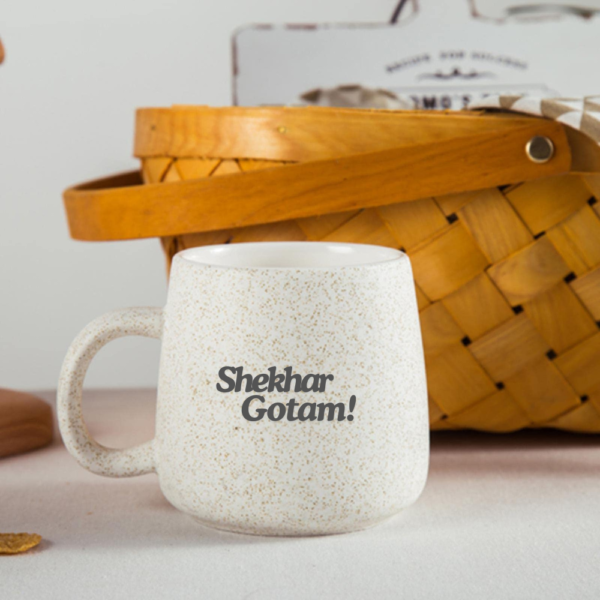 Personalized, Custom Ceramic Cup Name, Logo, Monogram, message, deep Engraved