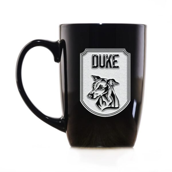Ceramic Coffee Mug Personalized, Custom Ceramic Cup, Name, Logo, Monogram, message, deep Engraved Office Gift, Mothers Day, Fathers, Friendship, Thank You, Grandmother, Dad, Mom