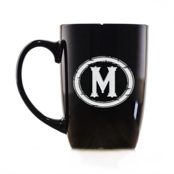 Ceramic Coffee Mug Personalized, Custom Ceramic Cup, Name, Logo, Monogram, message, deep Engraved Office Gift, Mothers Day, Fathers, Friendship, Thank You, Grandmother, Dad, Mom