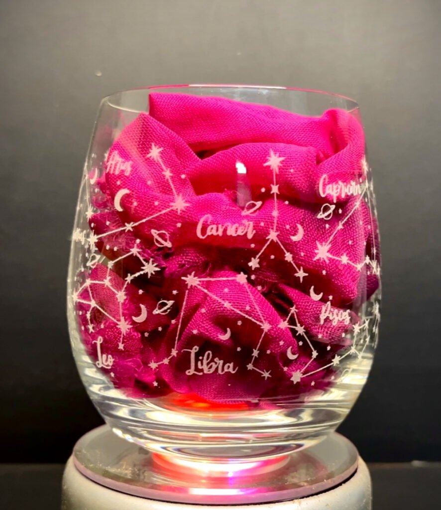 Customizing whiskey glasses with monogram engravings is a great idea! Monogram engravings add a personalized touch and make the glasses unique to the owner. Here's a general guideline on how you can go about customizing whiskey glasses with monogram engravings