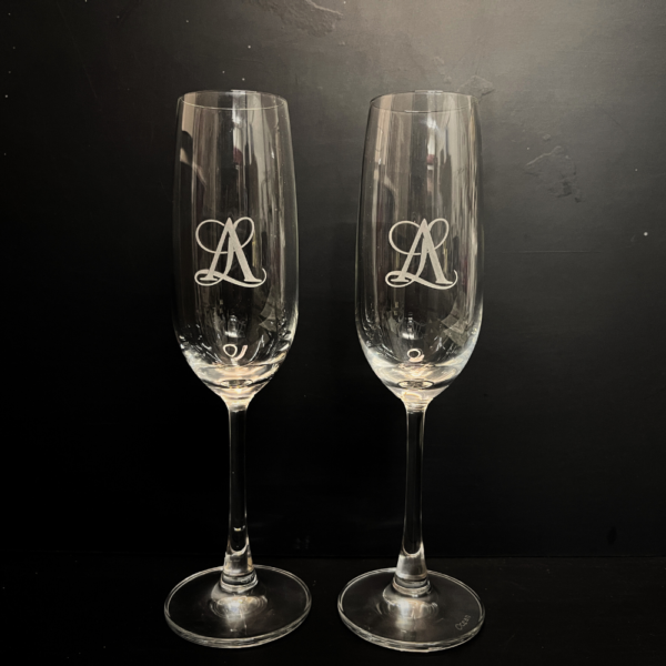 Valentines Day Custom Toast Champagne Flute Set, Personalized Champagne Glasses Name, Logo, Photo, Monogram, Love Symbol, deep engraved Valentines Day Gift, , Lover Champagne Flute, Gift for Her