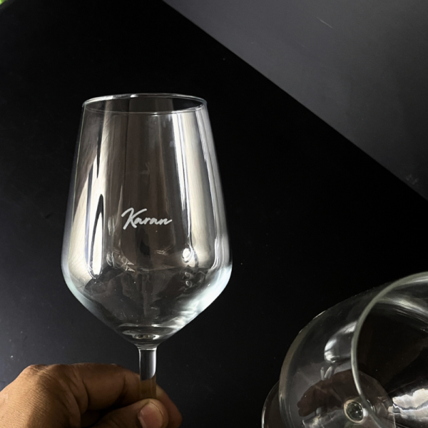 Personalized Custom Wine Glass - Glasses for Wedding Bridesmaids Birthday Gift Present Customizable Custom Bridal