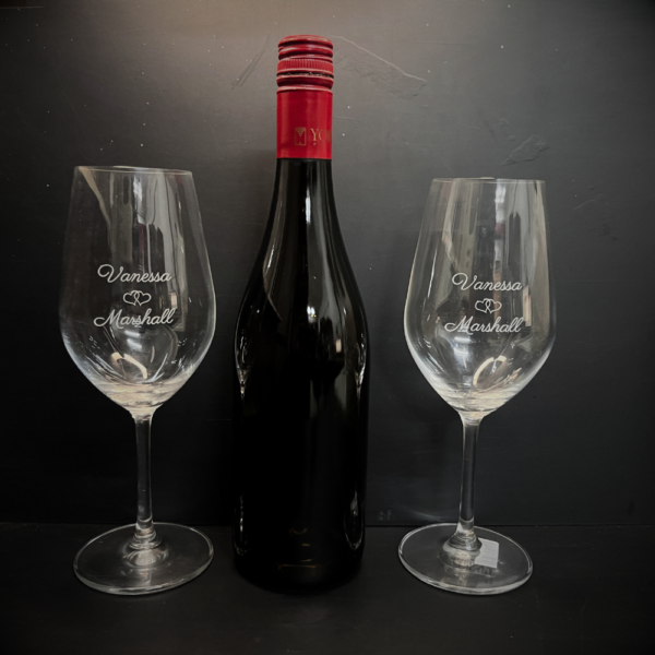 personalized engraved WINE glass Lovebirds Wine Glasses for Wedding, Anniversary Wine Glass Set, Wine Set Wedding Gift, Rustic Wine Tool Set with Glasses, Couples Wine Glass