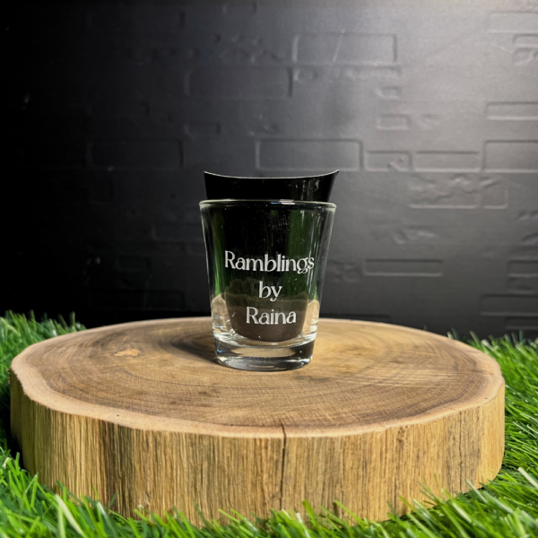Engraved Luxury 60ml Crystal Vodka Shot Glass