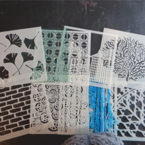Stencils, variety of stencils, stencil