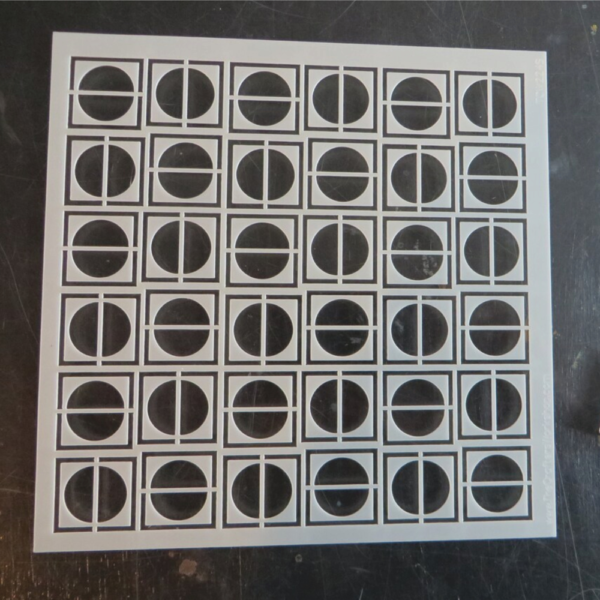 Stencils, variety of stencils, stencil