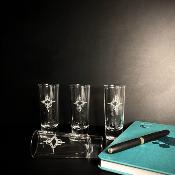 Personalized Engraved tequila shot glass