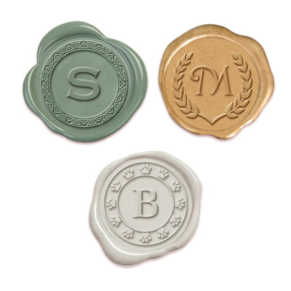 Monogram: Choose your desired two-letter monogram and select from various intertwining styles. Name: Add your full name or a shortened version for a more personal touch. Logo: Incorporate your logo or symbol for a branded seal. Design Elements: Choose from a variety of design elements, such as borders, frames, and embellishments. Deep Engraving: Ensure your seal lasts for years to come with our deep engraving technique.