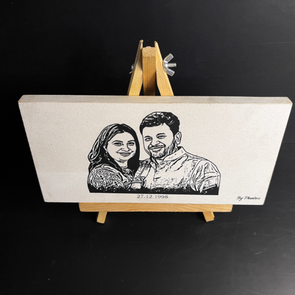 Our memorial plaques are crafted from high-quality stone and feature a beautifully engraved photo and text. These enduring tributes are perfect for commemorating loved ones, special occasions, or significant milestones.