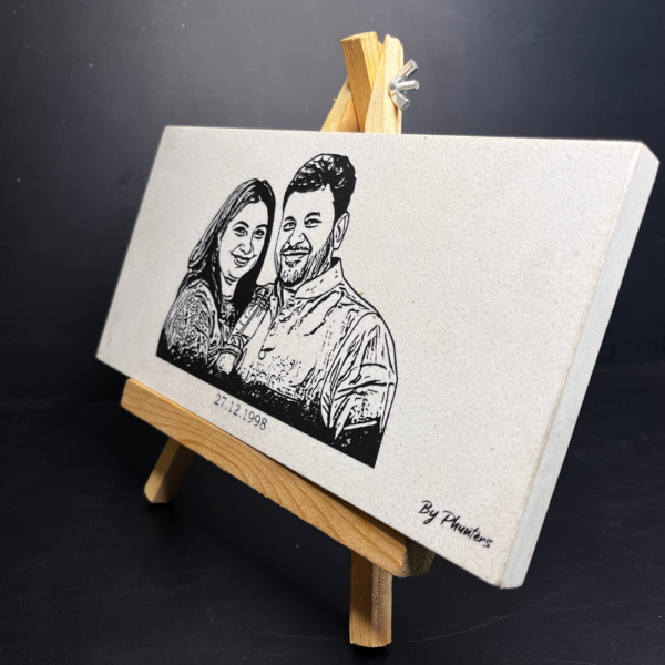 Our memorial plaques are crafted from high-quality stone and feature a beautifully engraved photo and text. These enduring tributes are perfect for commemorating loved ones, special occasions, or significant milestones.