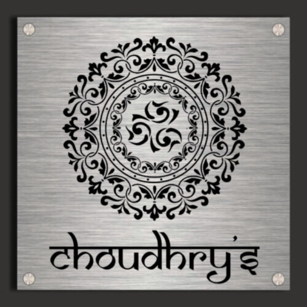 Personalized Outdoor Metal Name Plate for House, Office, or Flats