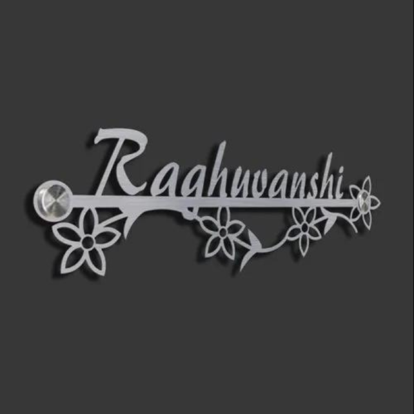 Personalized Outdoor Metal Name Plate for House, Office, or Flats