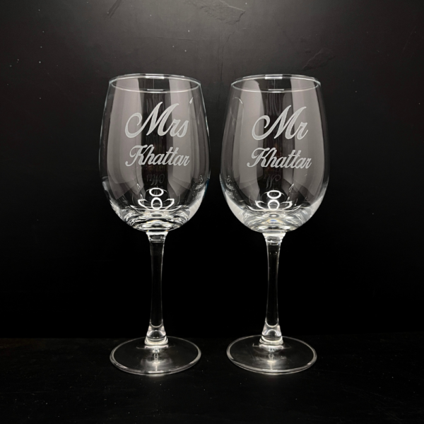 Custom Engraved Name Wine Glass, Wine Glass For Couples, Bachelor Party Gifts, Wedding Favors, Personalized Wine Cups, Gift For Couples