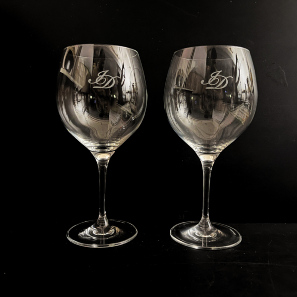 Custom Engraved Wine Glass Personalized Engraved Wine Glass Wedding Party Gift For Wedding Custom Stemless Wine Glass Laser Engraved Glass