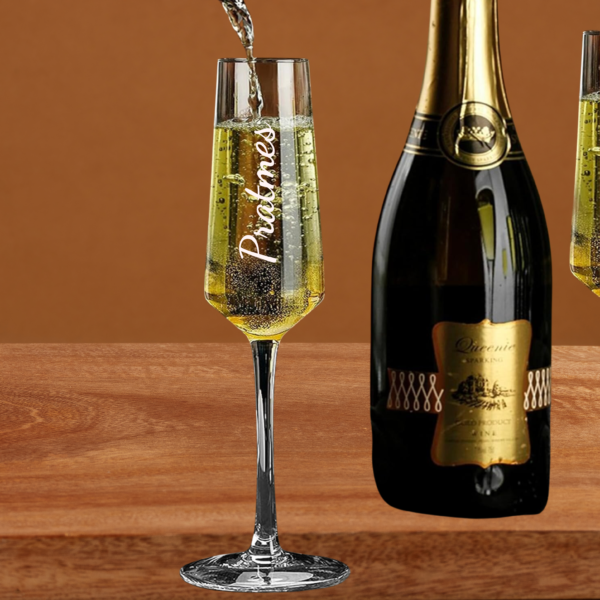 Celebrate your special moments with elegance and style using our Personalized Champagne Flutes - Tulip Shape Toasting Glasses. Perfect for the bride and groom, this set of Mr. and Mrs. tulip-shaped glasses adds a personalized touch to your wedding, anniversary, or Valentine's Day celebrations.