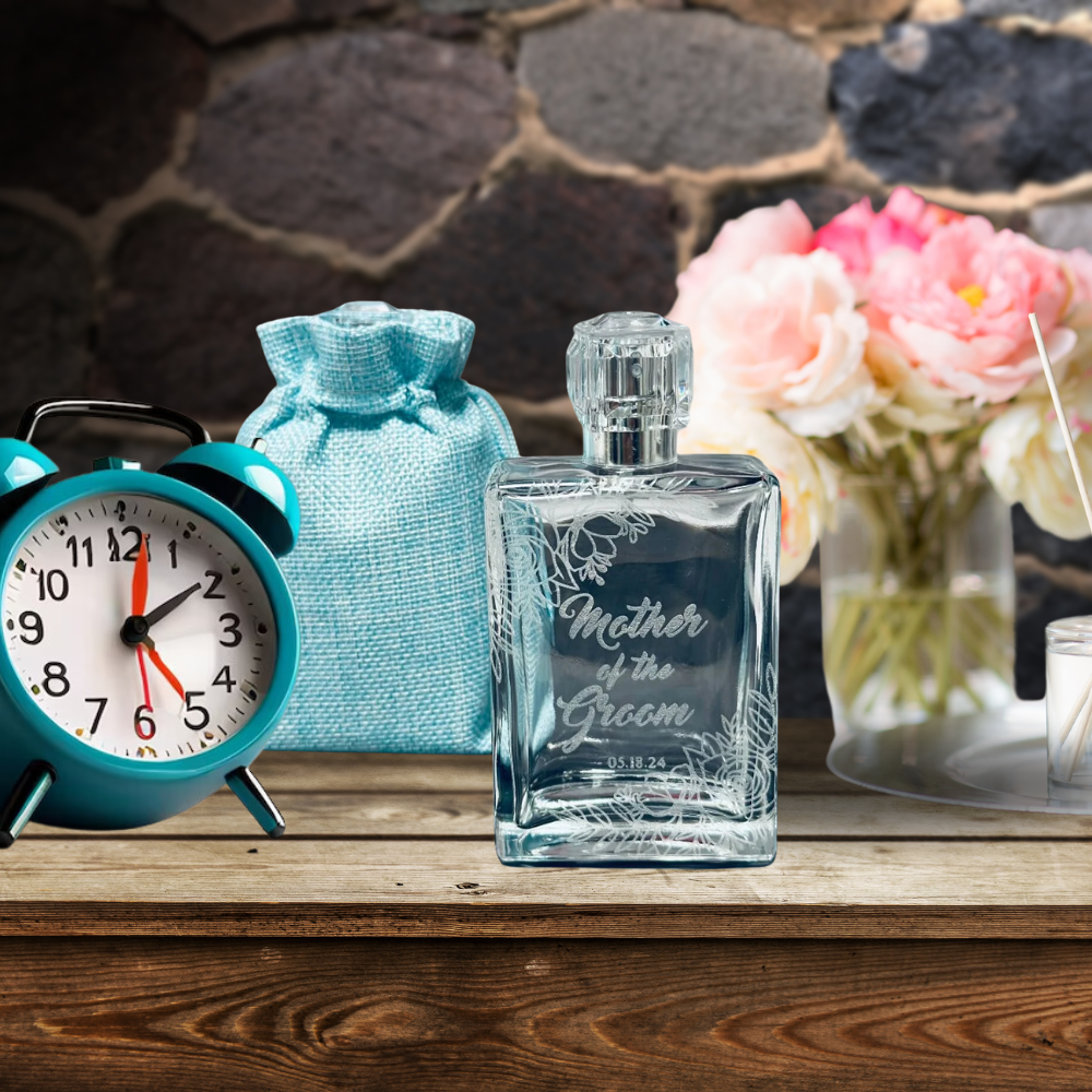 Personalized Perfume Bottle Deep Engraving Your Text, logo, name, monogram, photo personalized deep engraving