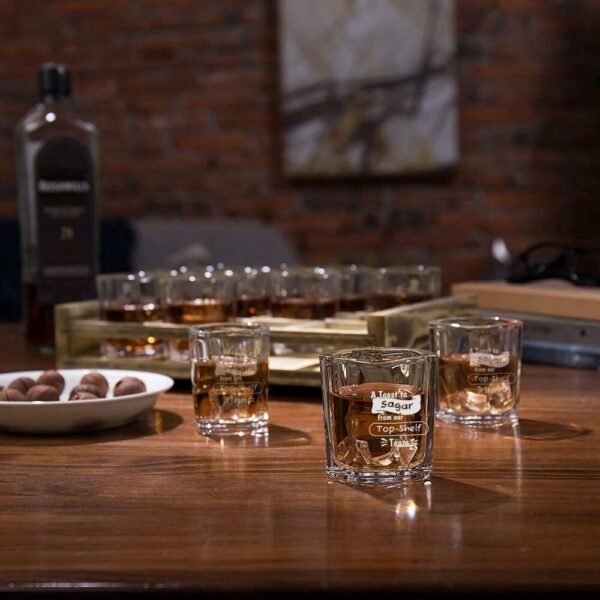 Custom Engraved A Toast to The Legends – Custom Engraved Shot Glass for The Top-Shelf Team