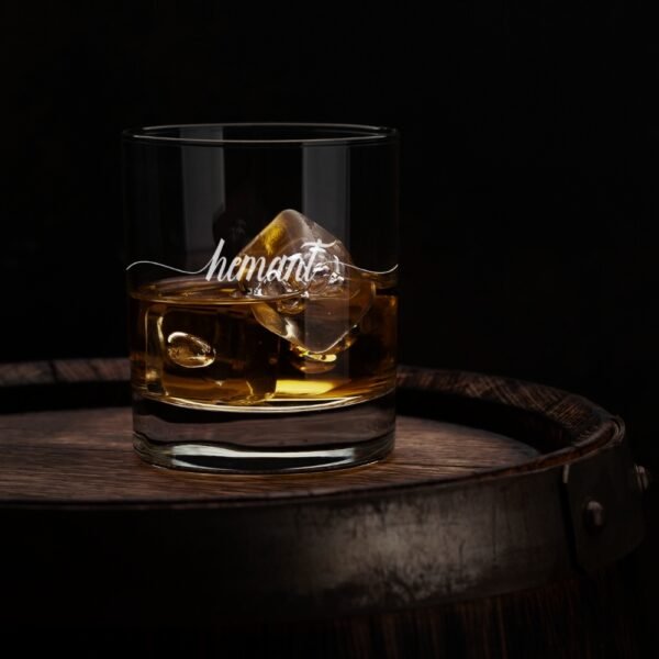 Personalized Crystal Whiskey Glass Set – Deep Engraved Gift Set