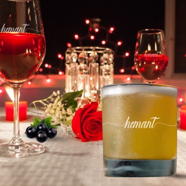 Personalized Crystal Whiskey Glass Set – Deep Engraved Gift Set